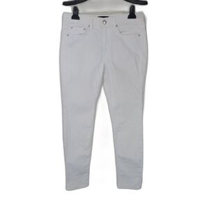 Vince. White Denim Skinny Jeans